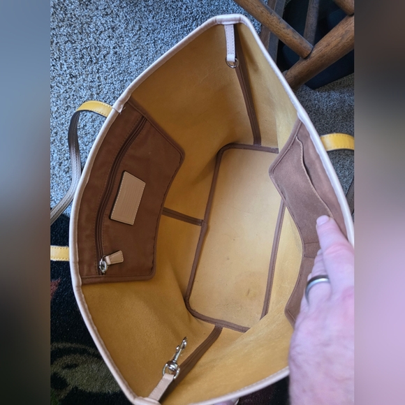 Coach Park Metropolitan Vermillion Cross Grain Leather Large Tote 2014 - Picture 12 of 12